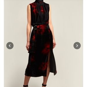 Altuzarra velvet dress